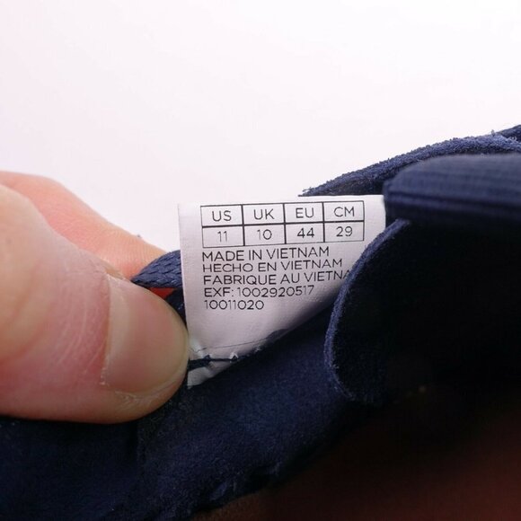 Toms Men's Del Rey Shoe 10011020 Navy Woven Suede - Picture 2 of 11